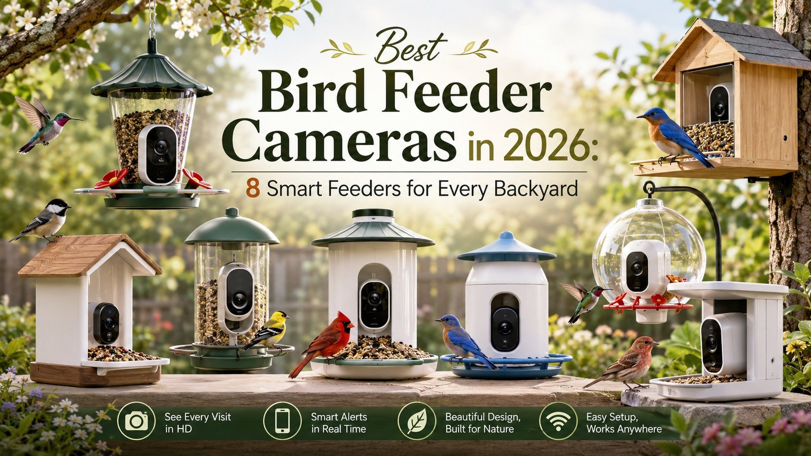 Best Bird Feeder Cameras in 2026: 8 Smart Feeders for Every Backyard